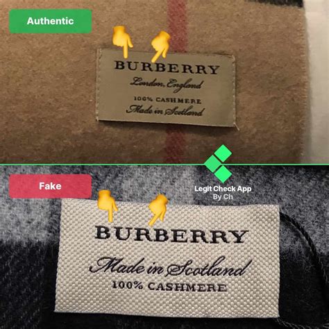 burberry tag fake|genuine Burberry label.